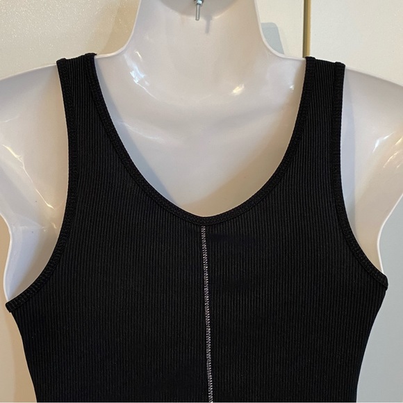 MPG Black Ribbed Activewear Tank Top Size Small - Picture 7 of 16